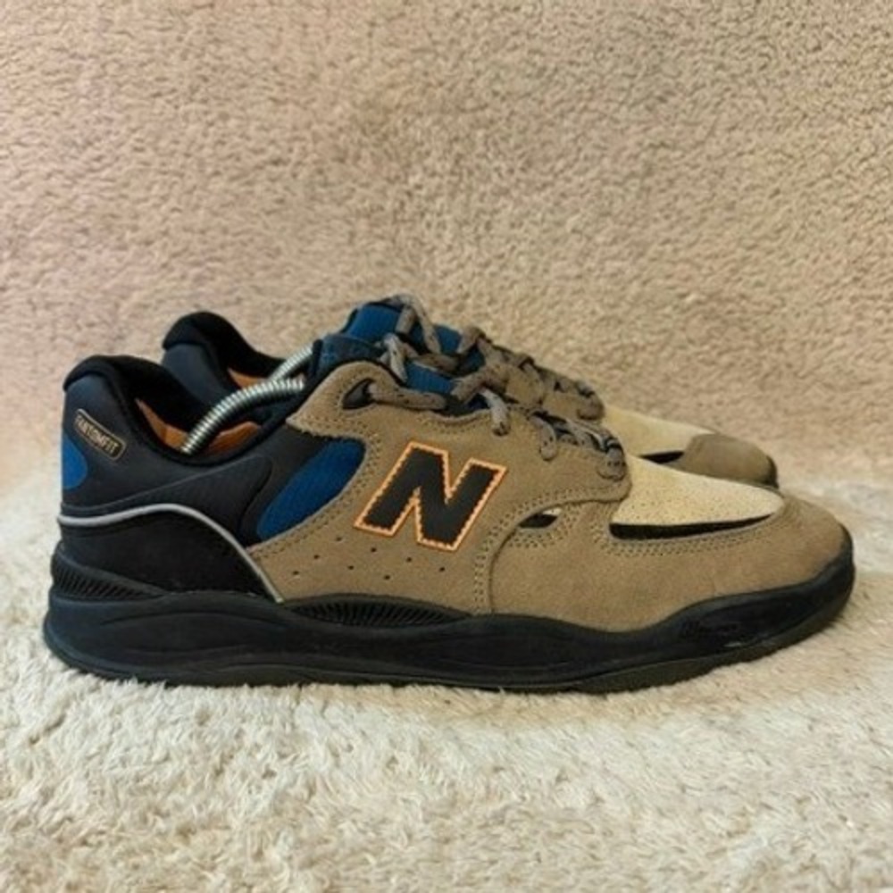 New Balance Numeric Tiago Lemos 1010 Tan Blue Skate Shoes NM1010LC Mens 11.5 D